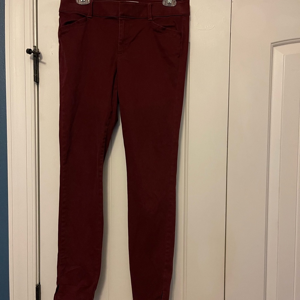 Loft Marissa style garnet pants size 4